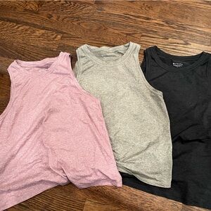 Set of 3 Athleta workout tanks